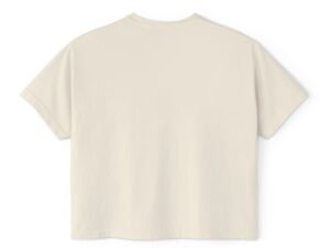 Sarcasm University Women's Boxy Tee - Casual Graphic Top for Humor Lovers - Image 2